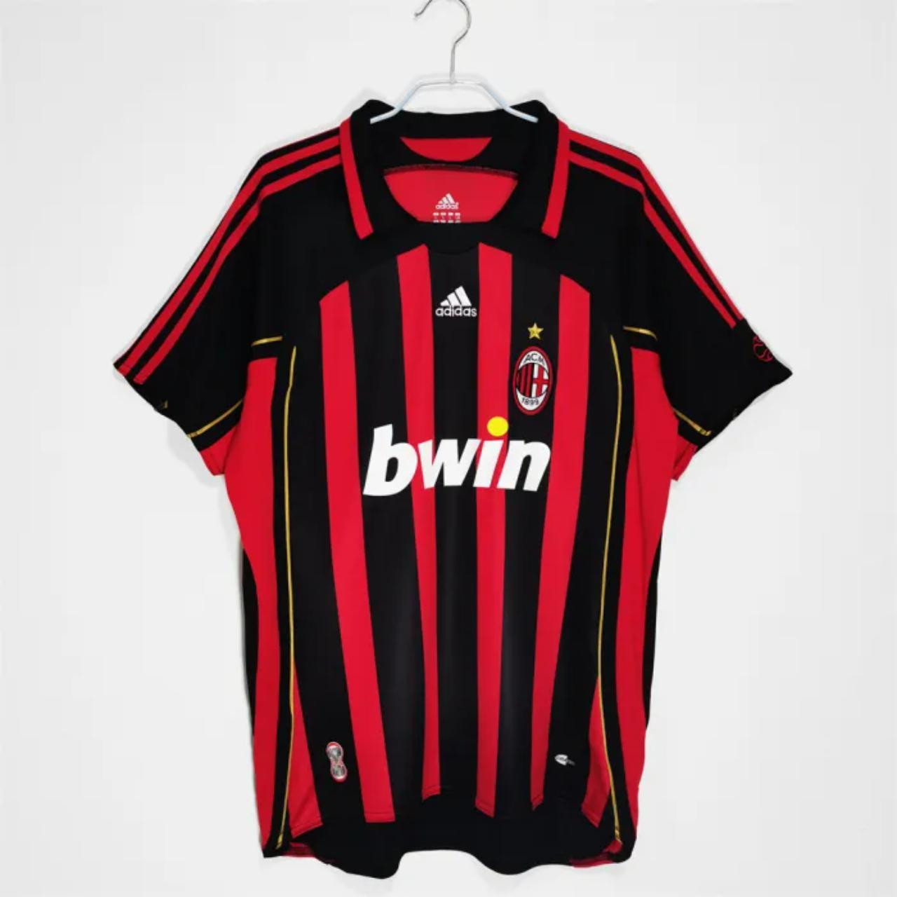 AC Milan 2006/07 Retro Home Jersey – Red & Black